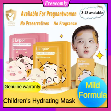 Trẻ em Mặt nạ thực vật tự nhiên nguyên chất Dưỡng ẩm cho bé Mặt nạ dưỡng ẩm cho học sinh nạ dưỡng ẩm cho bé gái Mặt nạ đặc biệt Làm trắng da nạ loại bỏ tàn nhang