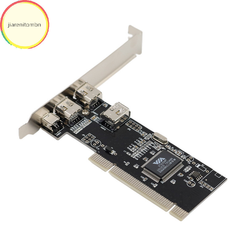 Jiarenitombn PCI 4 Cổng Firewire IEEE 1394 1394A 4 / 6 Pin Bộ Điều Khiển Thẻ 3 Cổng Firewire