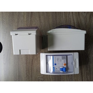 (HCM) Hộp nổi cầu dao MCB, CB tép 2P 3P có nắp đậy cửa trong kín nước, kín bụi