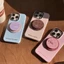 Ốp Lưng Cứng Tương Thích Với iPhone 13 14 14Pro 14ProMax 15 15Pro 15ProMax 16 16Pro 16ProMax 17 17Pro 17ProMax Ốp Nam Châm Họa Tiết Đơn Giản