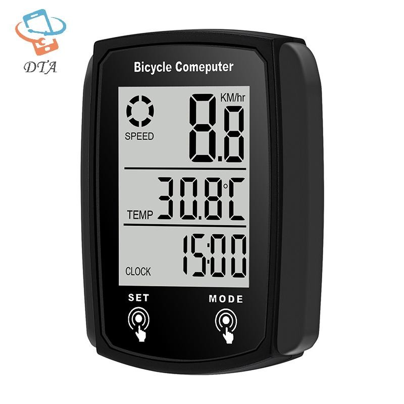 [DTA] Máy Tính LCD Kỹ Thuật Số Có Dây Đi Xe Đạp Máy Tính Đồng Hồ Tốc Độ Xe Đạp Đồng Hồ Đo Tốc Độ Xe Đạp Có Đèn Nền Phụ Kiện VN