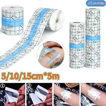 Cuộn Băng Dính Y Tế Dán Vết Thương Chống Thấm Nước Đủ,Băng dính PU chống thấm trong suốt,Bảo vệ vết thương