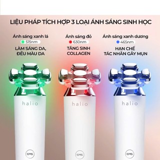 Máy Nâng Cơ Giảm Mỡ Mặt & Trẻ Hoá Da kết hợp Ánh Sáng Sinh Học Halio - Chính hãng