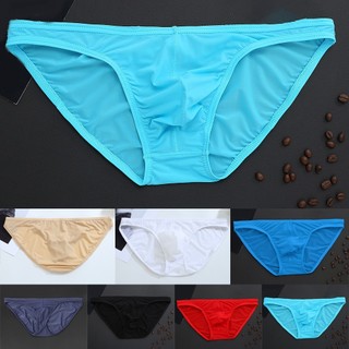 [Otorl] Quần lót Skinny Ice Silk gợi cảm dành cho nam nóng bỏng Thoải mái thoáng khí Quần lót lưng thấp thoáng khí thoải mái