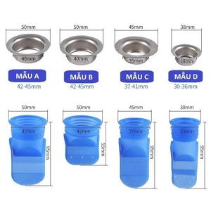 Bịt cống silicon chặn mùi hôi cống bộ nắp phễu thoát sàn chống trào ngược ngăn côn trùng khử mùi-GIOVA
