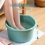 Chậu ngâm chân massage chân nhựa PP dày dặn nhiều màu 36x19cm