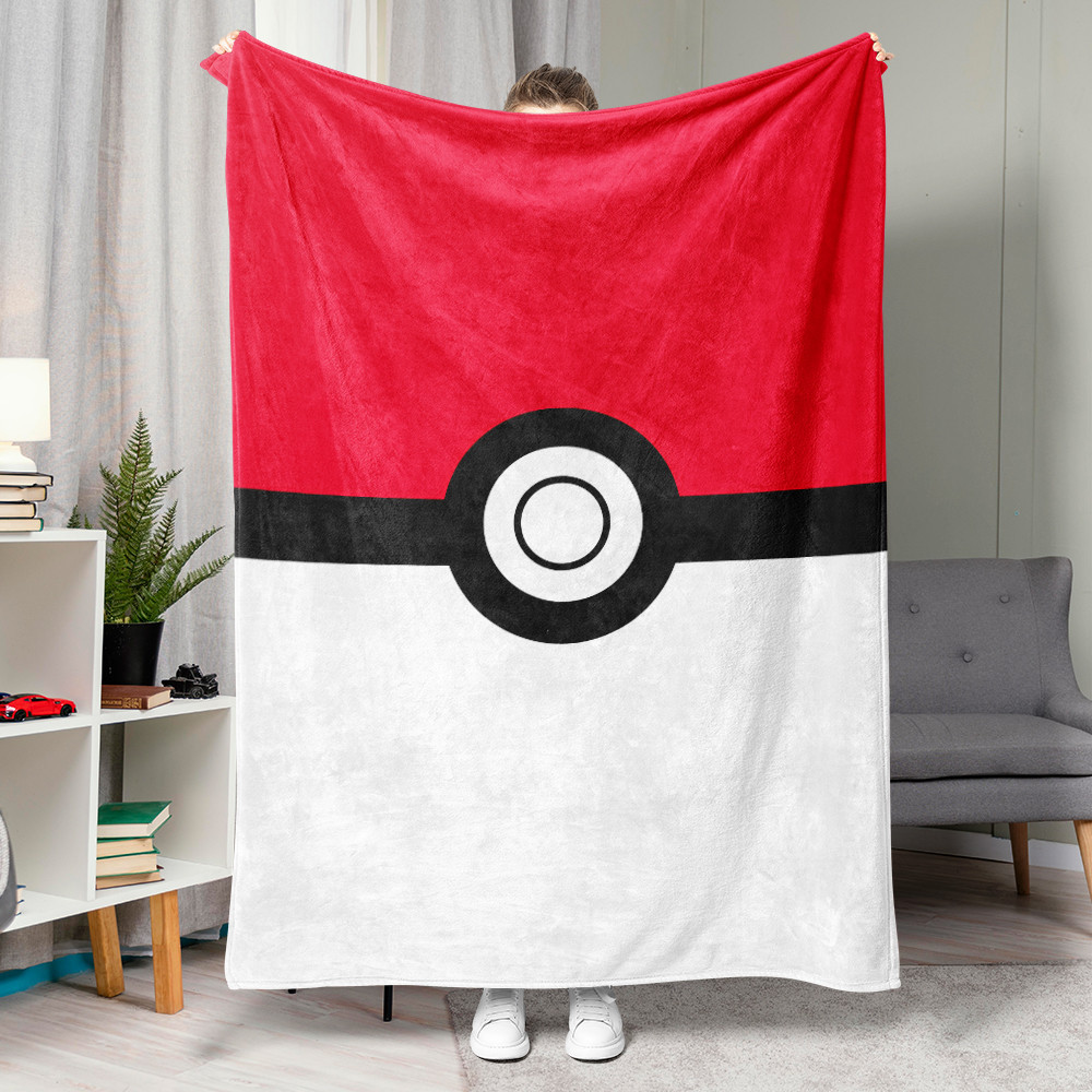 Hoạt Hình Dễ Thương Pokemon Pikachu Flannel Chăn Một Mặt In Flannel Chăn Squirtle & Bulbasaur & Charmander Chăn Món Quà Tốt Nhất Cho Người
