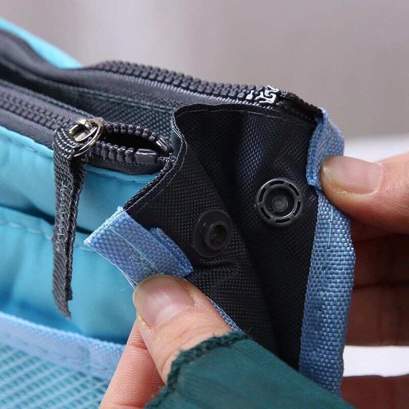 Dung Tích Lớn Nylon Du Lịch Túi Đựng Mỹ Phẩm Dây Kéo Túi Tổ Chức Để Bàn ...