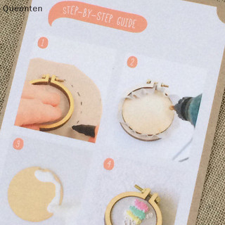 Queenten DIY Tròn Thêu Chữ Thập Vòng Khung Máy Cố Định
QT