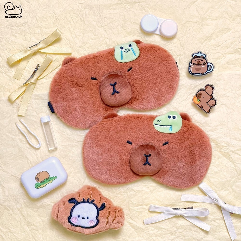 Bịt mắt bông Capybara