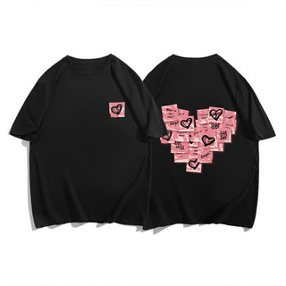 HIIXIIVI 2024 Mới 100% Cotton Unisex Áo Thun Nữ Tay Ngắn Plus Size M-5XL Nữ Tee Baggy Nam Nữ Baggy Cổ Tròn Rời Áo 2 / 23