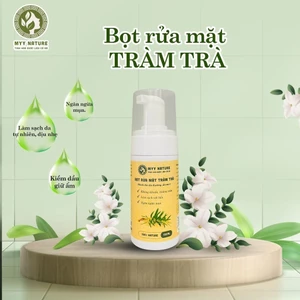Bọt rửa mặt tràm trà Myy Nature ngừa mụn làm sạch da tự nhiên chai 100ml