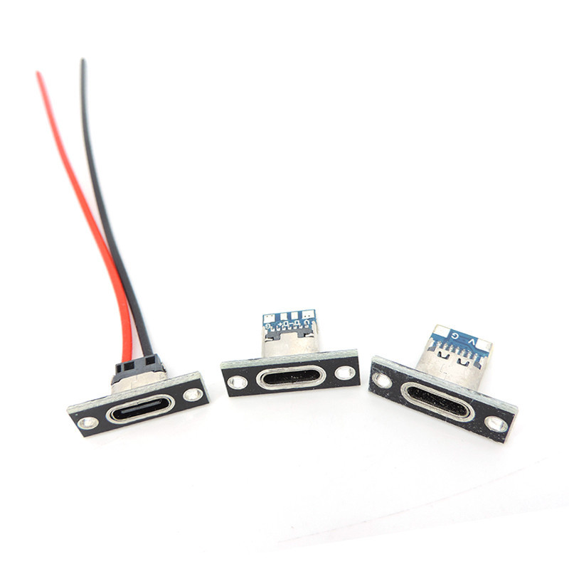 2pin 4Pin TYPE-C nữ Jack sạc 2 khớp hàn USB-C Micro dây nối cáp Đầu nối ...