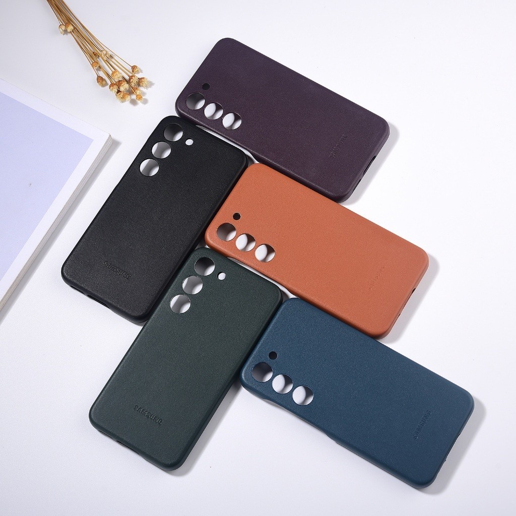 Ốp Da Thật Chính Hãng Samsung Cho Galaxy S22 / S22 PLUS / S23 Bảo Vệ Chính Hãng Có Hộp