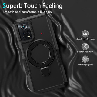 Dành cho Xiaomi POCO X4 Pro 5G / X3 NFC / M3 Ốp điện thoại có giá đỡ vòng PC cứng Mặt sau TPU mềm Edge Bảo vệ chống rơi cấp quân sự Vỏ mỏng chống sốc