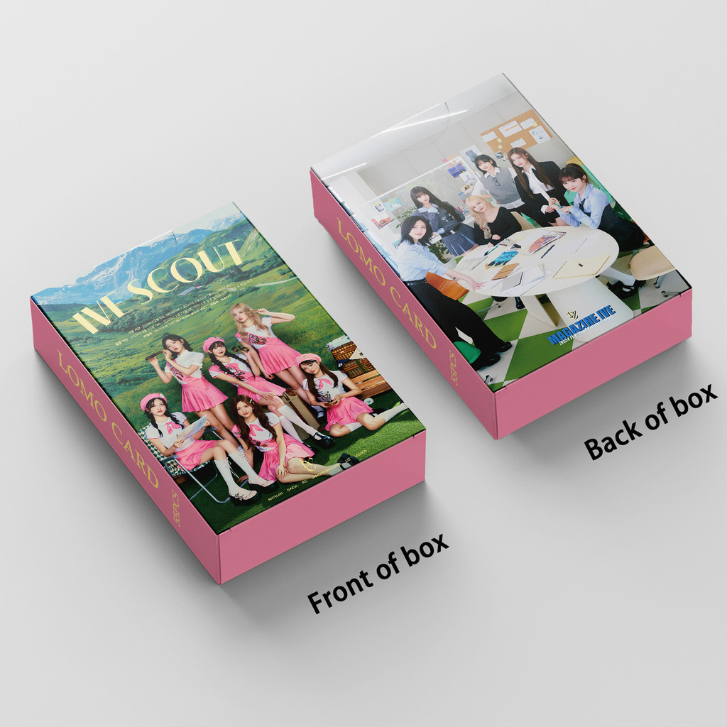 Linxx 55 Chiếc IVE IVE SCOUT Album Lomo Card Kpop Photocards Bưu Thiếp Series