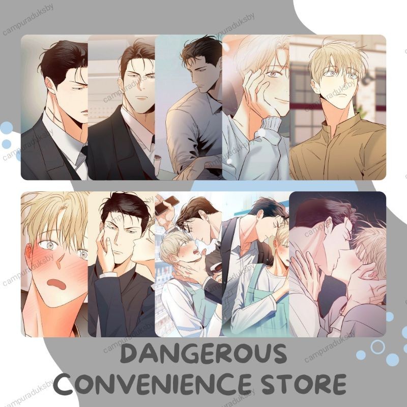 Pack Déco Murale – Webtoon 'Dangerous Convenience Store' – Manhwa Yaoi (Boy's Love)