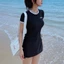 Đồ Bơi Chuyên Nghiệp Mùa Xuân Nóng Đồ Bơi Cổ Tích Nữ Một Mảnh Gợi Cảm Bụng Tay Ngắn Học Sinh Hàn Quốc Bộ Đồ Tắm