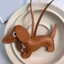Pealike Phong Cách Dachshund Móc Khóa Quyến Rũ Chắc Chắn Da PU Móc Khóa Mặt Dây Chuyền Phụ Kiện Cho Túi Và Chìa Khóa Lựa Chọn