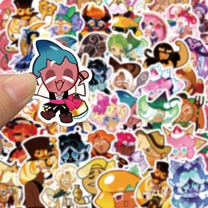 Cookie Run Kingdom Miếng Dán 50 Chiếc Pvc Note Dán Sổ Tay Dán Văn Phòng Phẩm Trò Chơi Ngoại Vi saixit2vn