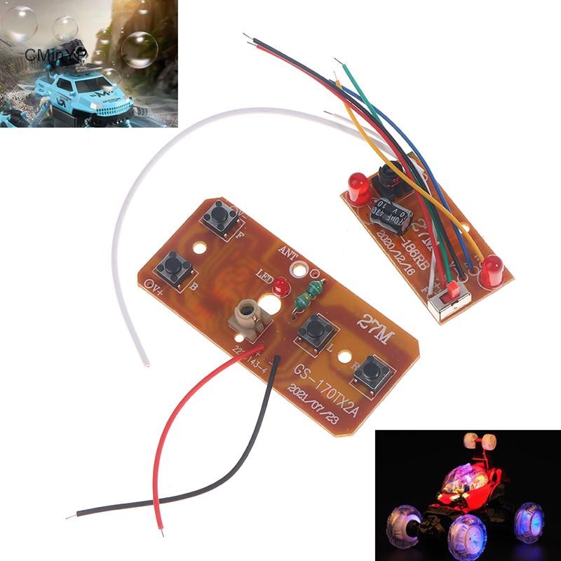 Cminyp 4CH RC Điều Khiển Từ Xa 27 MHz Mạch PCB Bộ Thu Ban Hệ Thống Vô Tuyến Cho Xe RC Glory