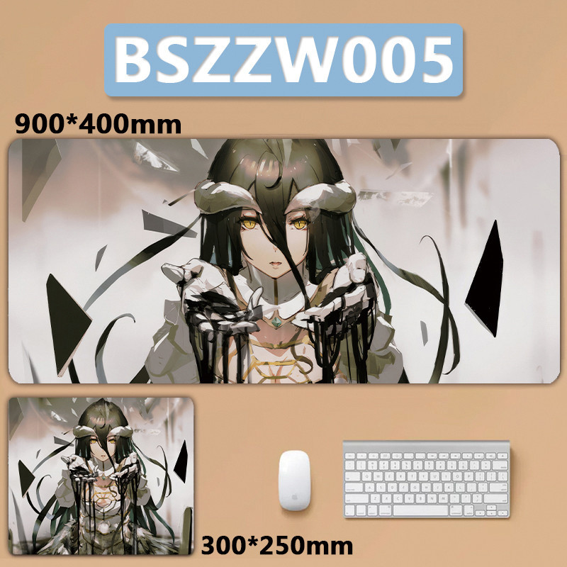 OVERLORD Albedo XXL Lớn Mousepad Bàn Phím Miếng Lót Bàn Phím Máy Tính Game Thủ Bàn Phím Laptop Chuột Thảm Để Bàn Thảm
