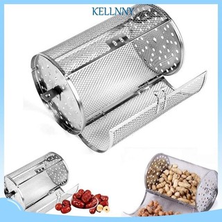 Kellnny Xoay Nướng Rang Trống Xoay Lồng Nướng Bánh Cho Đậu Phộng Khô Hạt Cà Phê Đậu Nồi Chiên Không Khí Lò Nướng BBQ Truy Cập