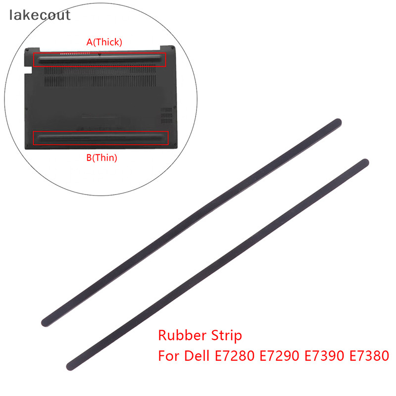 Lat 1 Cái / 2 Cái Dải Cao Su Laptop Đáy Bao Chân Miếng Lót Cho E7280 E7290 E7390 E7380 Chống Trơn Trượt Chân Dải Linh cẩu