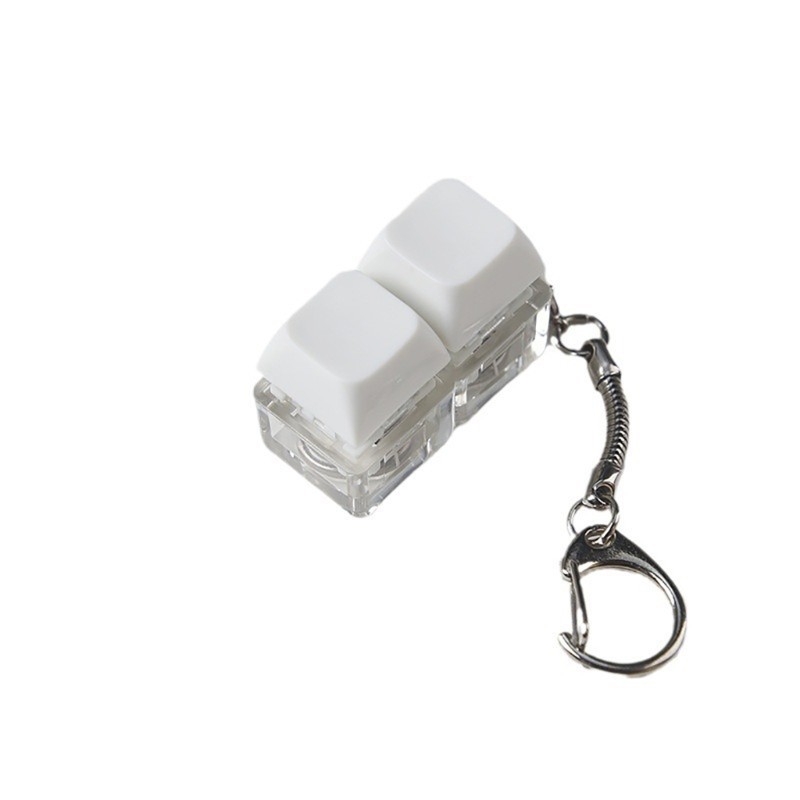 Trại LED Bàn Phím Cơ Công Tắc Kiểm Tra Căng Thẳng Móc Khóa Đồ Chơi 1PC