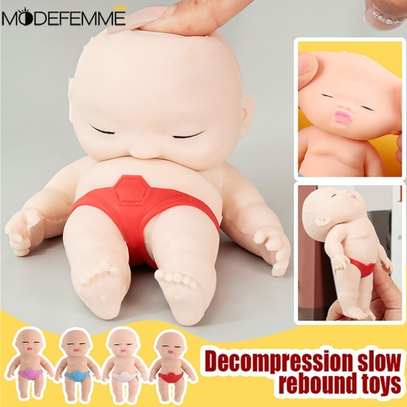 [Đặc sắc] Búp bê ép người lớn - Mềm mại, Phim hoạt hình, Chống căng thẳng, Chống thấm nước - Đồ chơi giải nén - Bóng căng thẳng mặt Pinch - Đồ chơi búp bê thông hơi - Quà sinh nhật cho trẻ em