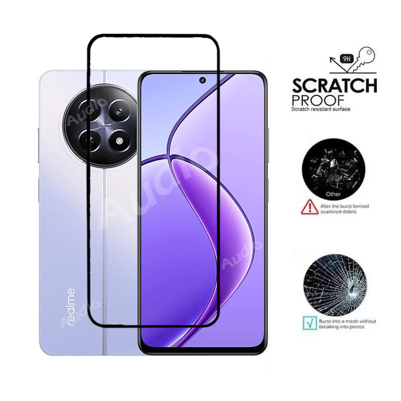 Phim Kính Cường Lực 2in1 Cho Realme 12 12 + 12x 5G 4G 2024 Bảo Vệ Màn Hình Phim Ống Kính Máy Ảnh HD Mềm Cho Realme 12 X + Realme12x Realme12 + Realme12 5G 4G Bảo Vệ Màn Hình Phim Điện Thoại