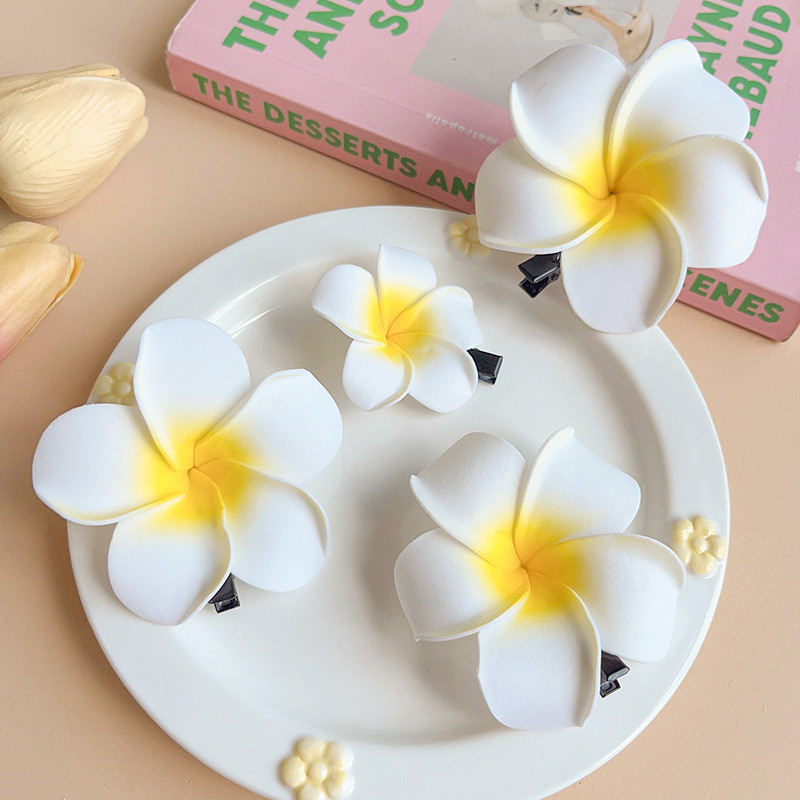 Hoa Trứng Kẹp Tóc Mini Bé Gái Thời Trang Nữ Barrettes Phong Cách Hàn Quốc Phụ Kiện Tóc Nhỏ