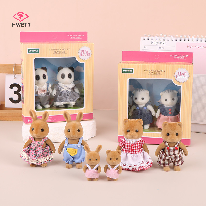 Collection Bébé Sylvanian Families Fleurs Jardin Amis - Boîte Complète De 16 Figurines - Neuf