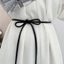 YOI Thanh Lịch Nữ Thắt Lưng Da PU Vintage Thắt Lưng Mỏng Dây Đeo Eo Thời Trang Sash Cho Váy Dài Và Kiểu Áo Khoác