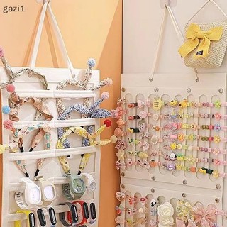 [gazi1] Nơ Tóc Tổ Chức Treo Tường Dung Tích Lớn Giá Đỡ Bảo Quản Móc Treo Tiết Kiệm Không Gian Phụ Kiện Cho Phòng Bé Gái VN