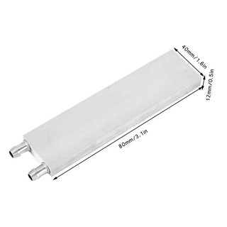 Khối làm mát bằng nước nhôm 80X40X12mm Bộ làm mát cho bộ tản nhiệt CPU máy tính