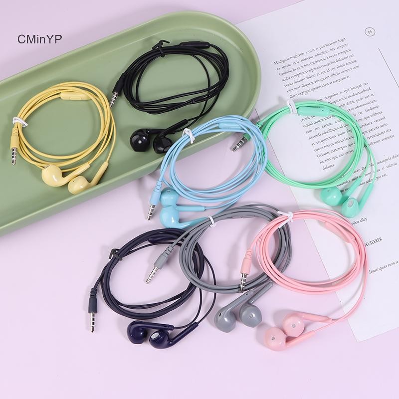 Cminyp U19 Tai nghe có dây bề mặt mịn Tai nghe siêu trầm 3,5 mm có Mic tích hợp Tay khử tiếng ồn Tai nghe nhạc Glory