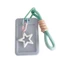 Tay áo thẻ TUYỆT VỜI, Hộp đựng thẻ ảnh bằng nhựa, có móc khóa DIY Star Mặt dây chuyền lưu trữ thẻ ID
