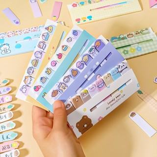 Set 100/120/200 giấy ghi chú đánh dấu sách nhiều màu sắc  tiện lợi văn phòng phẩm phong cách Hàn Quốc - FETA
