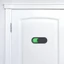 DELMER Do Not Disturb Sign, Slider Open Acrylic Toilet Door Vacant Bảng hiệu bị tắc nghẽn, Chỉ báo làm phiền 10 * 4cm Hình bầu dục Bền Chỉ báo phòng tắm Nhà