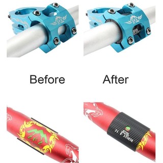 Bộ chuyển đổi tay lái xe đạp NEWIDEA làm từ hợp kim nhôm, có 5 màu lựa chọn và dễ dàng điều chỉnh khẩu độ từ 25.4mm đến 35mm.