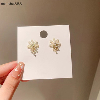 Meisha888 Thời Trang Hoa Ngọc Trai sel Thả Bông Tai Cho Người Phụ Nữ Trang Sức Cưới Dự Tiệc Phụ Kiện