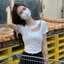 Áo thun nữ ngắn slim-fit rỗng phong cách Hàn Quốc mùa hè 2026