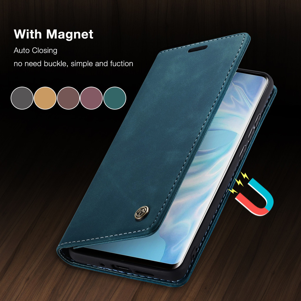 Custodia A Portafoglio In Pelle PU Per Huawei P30 Pro | Con Slot Per Carte, Tasca Contanti E Cavalletto Magnetico - 3