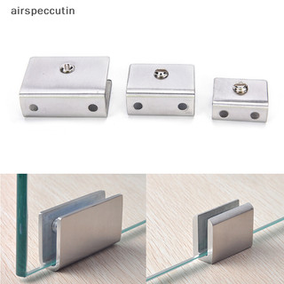 Airpeccutin 4 Chiếc 6-12 Mm Thép Không Gỉ Vuông Kẹp Giá Đỡ Kẹp Cho Kính Kệ Tay Vịn EN