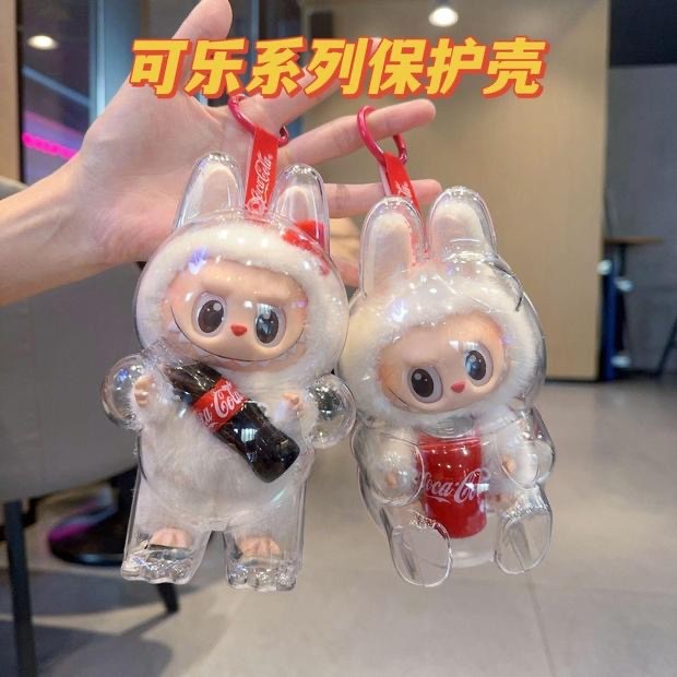 Ốp lưng Milan Multifarious Macaron Series Vỏ bảo vệ trong suốt 18cm Chống bụi 1 HD Hộp lưu trữ trong suốt Vinyl Hình Mặt dây chuyền Túi