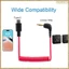 Cáp USB C sang 3.5mm cho RODE Wireless Go II, Cuộn góc phải TRS Nam DAC AUX Adapter Thay thế dây âm thanh