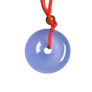 Mã Não Chalcedony Khóa An Toàn Đỏ Vàng Xanh Xanh Trắng Mặt Dây Chuyền Mặt Dây Chuyền Ngọc Tặng