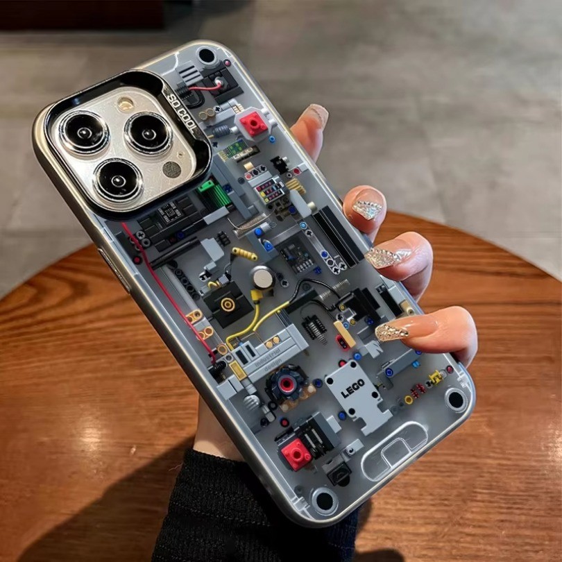 Ốp Điện Thoại Mạ Điện Mờ Cho Realme C63 C61 C65 C55 C53 C35 C51 C20 C20A C11 C15 C67 C33 C30 Bảng Mạch Cao Cấp Mạ Điện IMD Cover