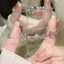 KIN Thời Trang Pha Lê Zircon Vòng Tay Hoa Hồng Ngọt Ngào Zirconia Vòng Tay Hoa Thanh Lịch Dây Đeo Tay Cho Hàng Ngày Sang Trọng